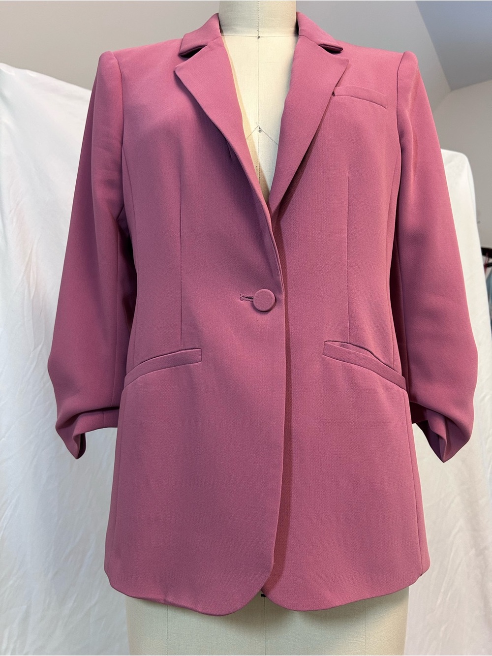 cinq a sept Rose Blazer with Single Button